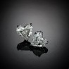 złote kolczyki serca 1,10 ct. heart diamond E Si1