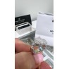 złoty pierścionek z brylantami Pantera 1,2 ct